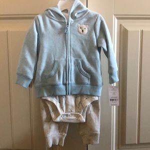 Baby boys 3 piece bear outfit